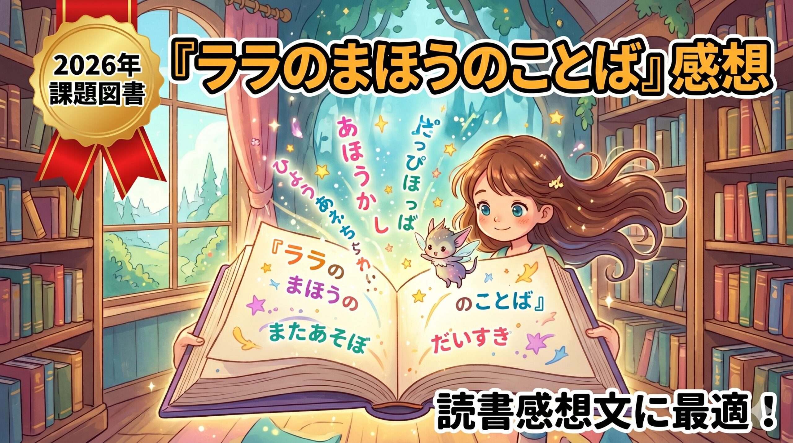 絵本『ララのまほうのことば』感想 2026年課題図書・小学校低学年の読書感想文にも