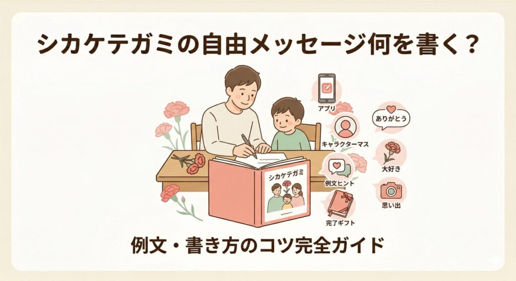 シカケテガミ メッセージ