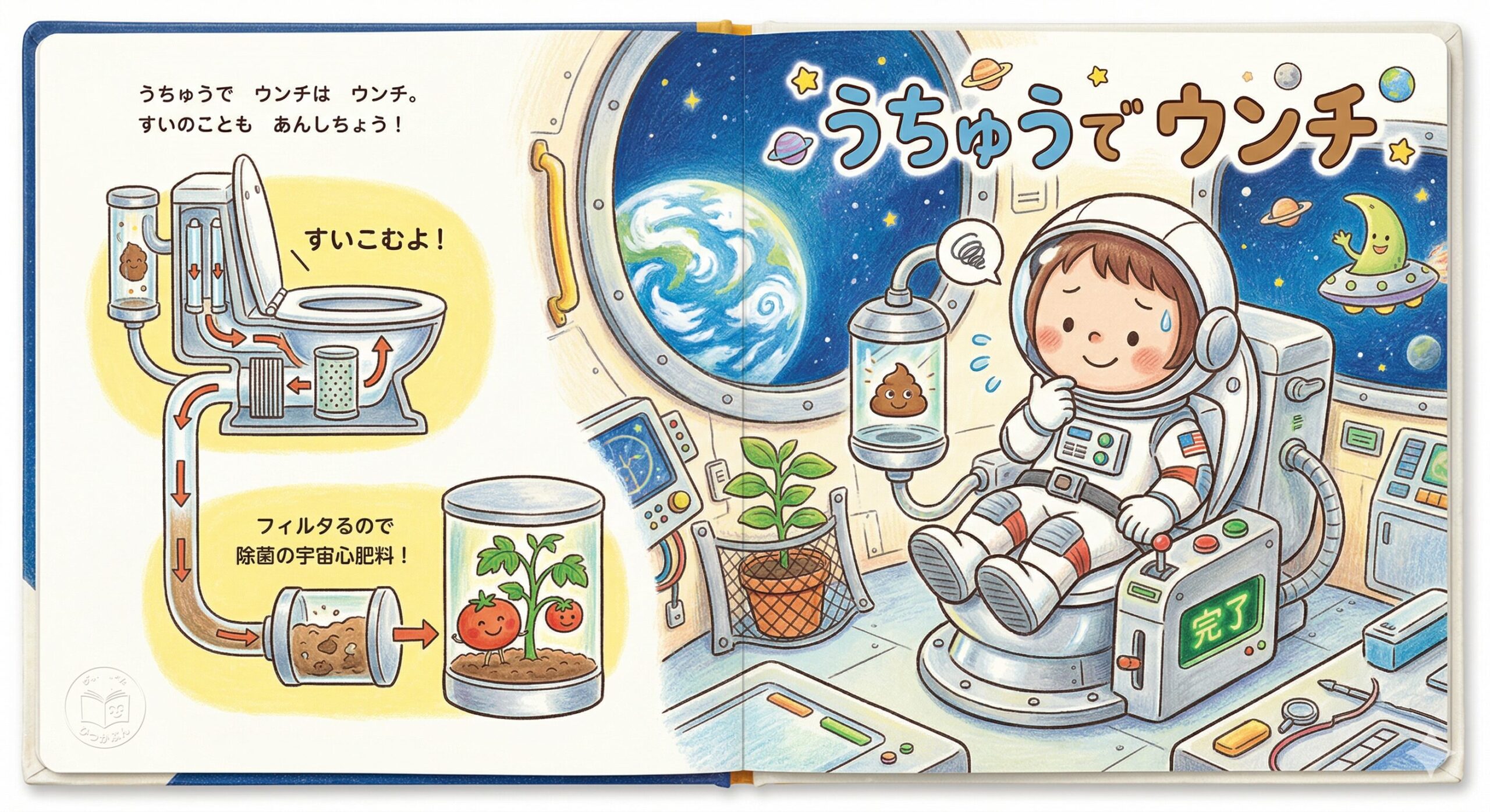 宇宙でウンチ