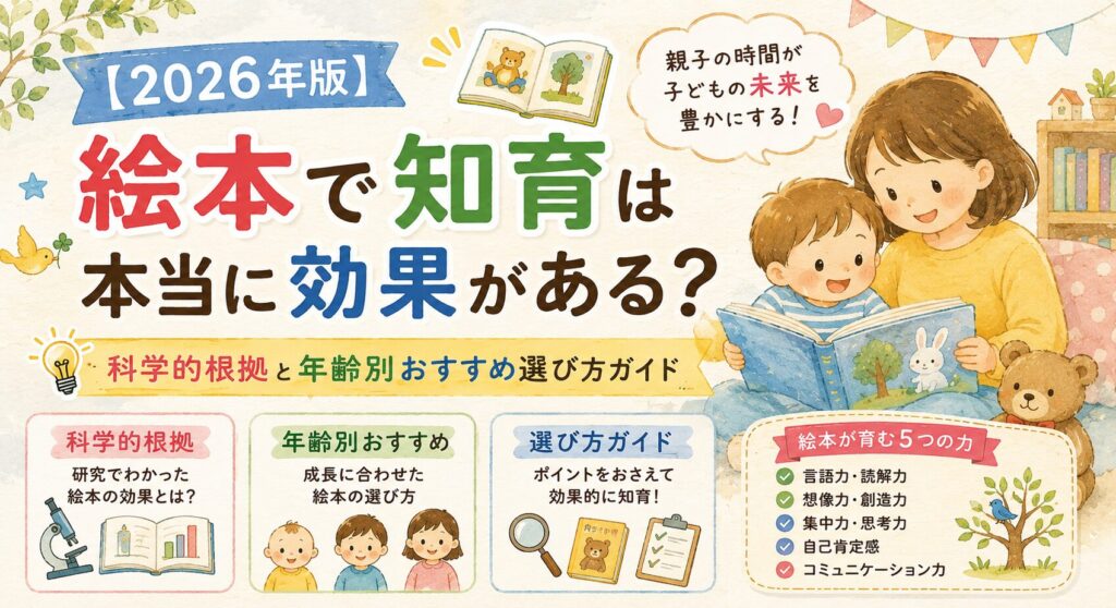 絵本で知育は本当に効果があるか