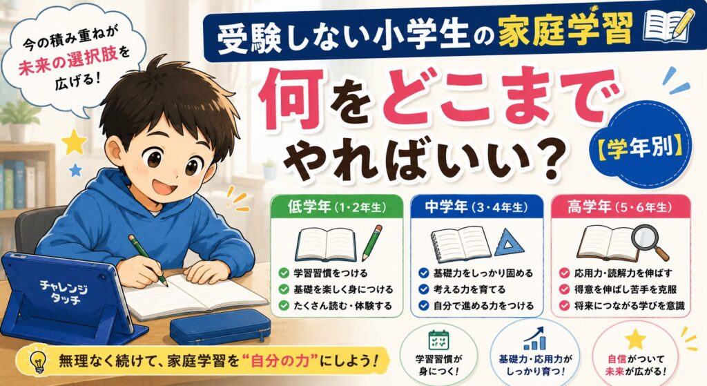 受験しない小学生