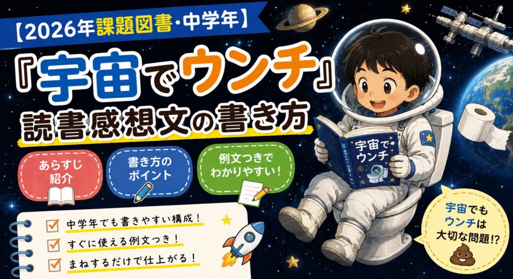 宇宙でウンチ　感想文書き方