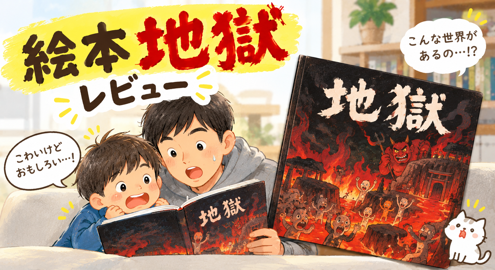 『絵本 地獄』レビュー 怖がるどころか「地獄を見てみたい」小3の反応と、しつけに使えるかの本音